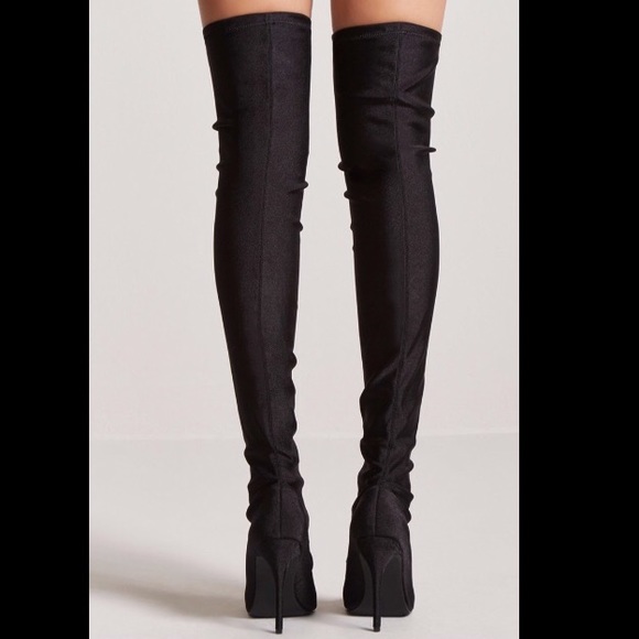 forever 21 thigh high boots